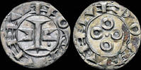 France denier France Bishopric Melgueil denier no date -