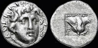 Caria hemidrachm Caria Rhodes AR plinthophoric hemidrchm magistrate Athanodoros -