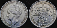 Netherlands rijksdaalder Netherlands Wilhelmina I 2 1/2 gulden(rijksdaalder)1931 -