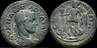 Macedon AE25 Macedon Thessalonica Gordian III AE25 Nike advancing left -