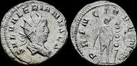 Roman antoninianus Saloninus AR antoninianus Saloninus standing left -