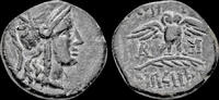 Mysia AE17 Mysia Pergamon AE17 owl standing facing- unpublished variant -