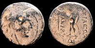 Seleucid Kingdom AE18 Seleucid Kingdom Alexander I Balas AE18 Apollo standing left -