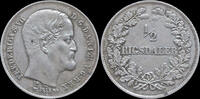 Denmark 1/2 rigsdaler Denmark Frederik VII 1/2 rigsdaler 1855 -