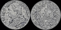Vatican city 5 soldi Vatican City Pius IX 5 soldi 1867R -