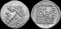 Parthian Kingdom drachm Parthian Kingdom Mithradates II AR drachm -