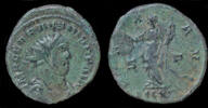 Roman antoninianus Carausius antoninianus Pax standing left -