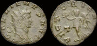 Roman antoninianus Gallienus AE antoninianus Victory advancing left -