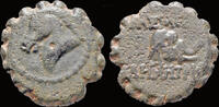 Seleucid Kingdom AE serrate Seleucid Kingdom Antioch on the Orontes Demetrios I Soter AE serrate -