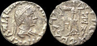 Bactrian Kingdom AR drachm Bactrian Kingdom Zoilos III Soter AR drachm Athena Alkidemos advancing left -