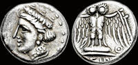 Pontos Siglos Pontos Amisos (as Peiraieos) AR siglos owl with spread wings -