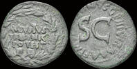 Roman dupondius Augustus AE dupondius M.Sanquinius, moneyer -