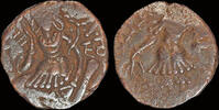 Hephtalite stater Alchon Huns Hephtalite Toramana II AE stater -