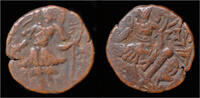 Hephtalite stater Alchon Huns Hephtalite Toramana II AE stater -