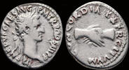 Roman denarius Nerva AR denarius clasped hands -