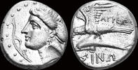 Paphlagonia AR drachm Paphlagona Sinope AR drachm Phageta-, magistrate -