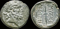 Phrygia AE19 Phrygia Abbaitis AE19 thunderbolt within wreath -