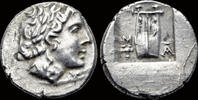 Lycian League hemidrachm Lycian League Masikytes AR hemidrachm lyre -
