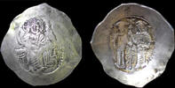 Byzantine aspron trachy Alexius III Angelus Comnenus electrum aspron trachy -