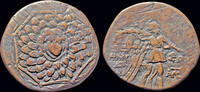 Pontos AE22 Pontos Amisos Time of Mithradates VI Eupator AE22 Nike advancing to right -