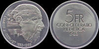 Switserland 5 frank Switserland 5 frank 1983- 100th anniversary of Ernest Ansermet Proof -