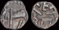 India 1/2 kakini India Nagas of Narwar Ganapati Naga AE 1/2 kakini -