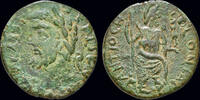 AE24 193-211AD Pisidia Pisidia Antioch Septimius Severus AE24 Mên standing front VF+