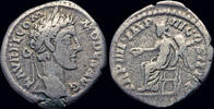 Roman denarius Commodus AR denarius Victory seated left -