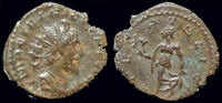 Roman antoninianus Tetricus I billon antoninianus Spes advancing left -