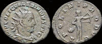 Roman antoninianus Valerian I AR antoninianus Apollo standing right -