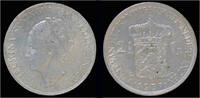 Netherlands rijksdaalder Netherlands Wilhelmina I 2 1/2 gulden(rijksdaalder)1937 -