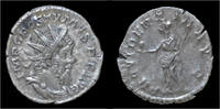 Roman antoninianus Postumus AR antoninianus Providentia standing left -