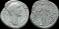 Roman AE dupondius Antoninus Pius AE dupondius Annona standing left -