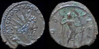 Roman antoninianus Postumus AR antoninianus Victory standing right -