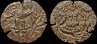 Alchon Huns stater Alchon Huns Hephtalite Toramana II AE stater -
