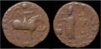Indo-Scythian Kingdom drachm Indo-Scythian Kingdom Azes billon drachm -