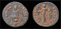 Roman AE3 Anonymous Pagan civic coinage under Maximinus II Daza AE3 -