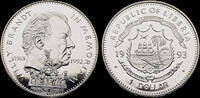 Liberia 1 dollar Liberia 1 dollar 1993- Willy Brandt -