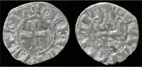 Crusader denier Crusader Archaia Philipp of Tarent billon denier no date -