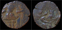 Hephtalite stater Alchon Huns Hephtalite Toramana II AE stater -