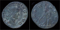 Roman antoninianus Claudius II Gothicus billon antoninianus Providentia standing left -