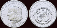 Liberia 5 dollar Liberia 5 dollar 2003- Pope John Paul II -