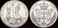 Niue 5 dollar Niue 5 dollar 1991- 100 years of basketball 1891-1991 -