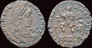 Roman follis 379-395AD Theodosius I AE follis Emperor standing left on g... 49,00 EUR  + 10,00 EUR frais d'envoi