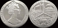Isle of Man 1 crown Isle of Man- 1 crown 1989 Visit of Queen Elisabeth II & Prince of Philip -