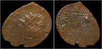 Barbaric radiates antoninianus Barbaric antoninianus of Claudius II -