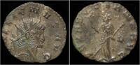 Roman antoninianus Gallienus billon antoninianus Pax standing left -