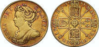 GREAT BRITAIN; QUEEN ANNE TWO GUINEAS 1711; GREAT EYE-APPEAL: aVF/fSS -