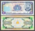 Nicaragua LOT 10 PCS Consecutive One Cordoba 1990 Pick-173 Original Crisp UNC