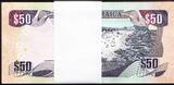 Jamaica PACK of 100 Conseutive 50 Dollars HYBRID 2019 Pick-94 ORIGINAL UNC
